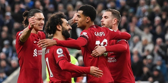 Liverpool Menang 2-0 Lawan Newcastle United