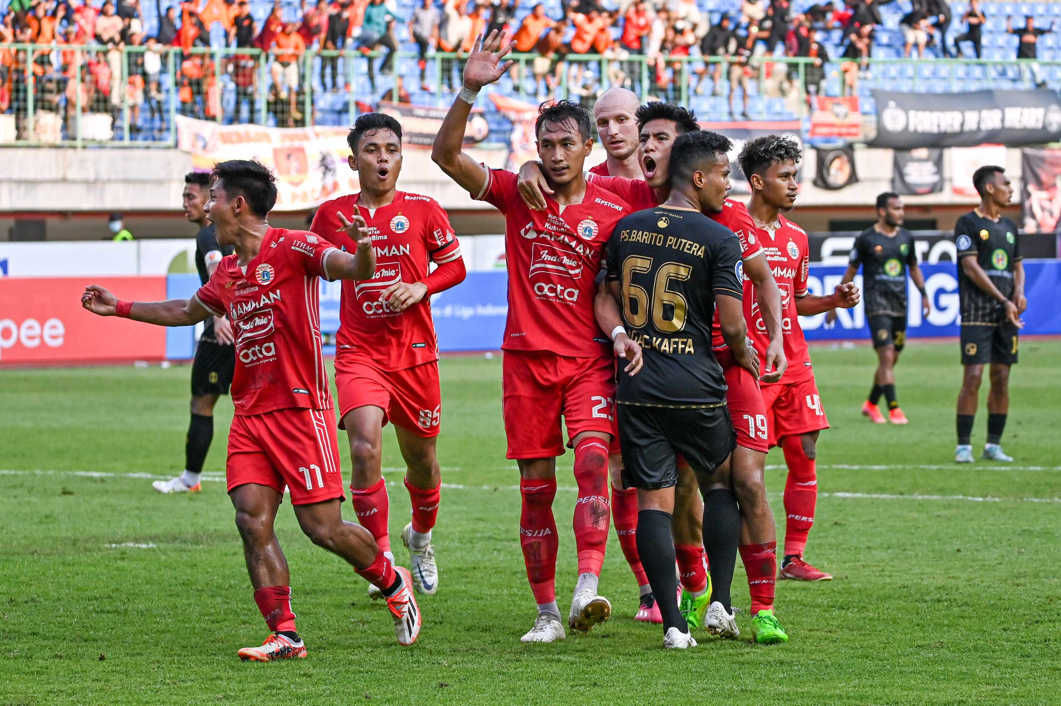 Gol Telat Hansamu Yama, Pastikan Kemenangan 2-1 Persija atas Barito Putera