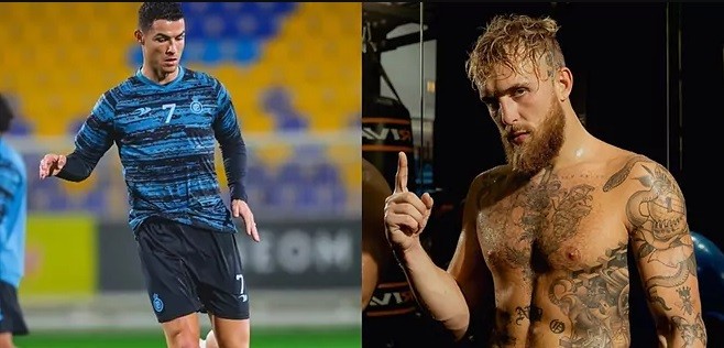 Jake Paul Katakan Cristiano Ronaldo Bakal Tonton Dirinya bertarung dengan Tommy Fury Diatas Ring