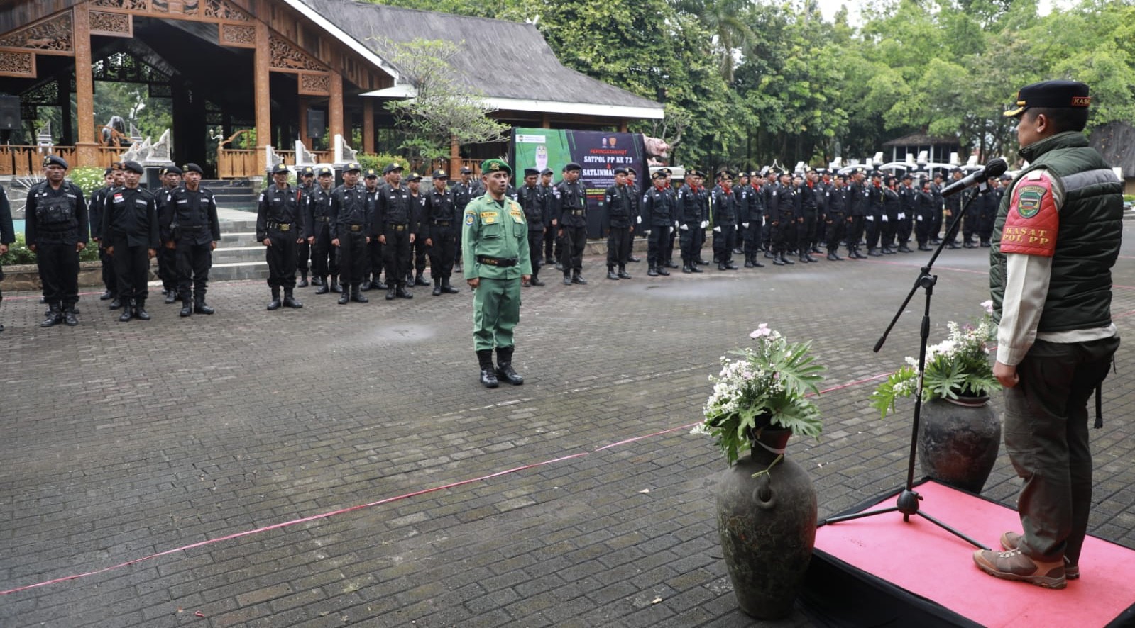 Peringatan HUT Satpol-PP Kabupaten Purwakarta Dimeriahkan Dengan LKBB