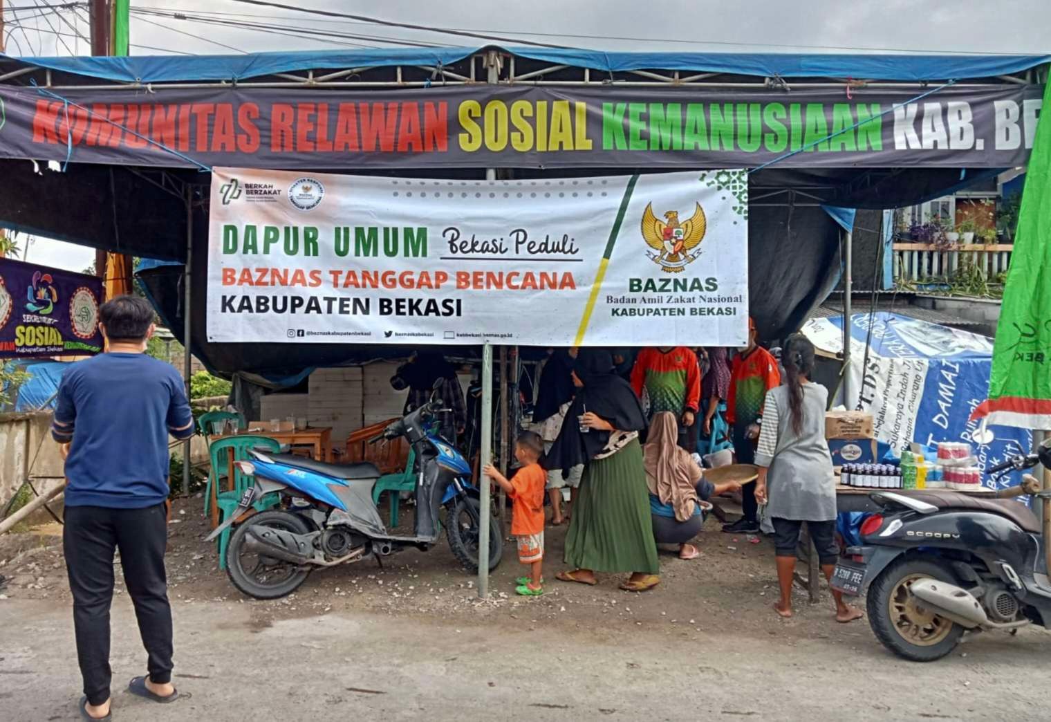 Baznas Bekasi Dirikan Dapur Umum di 8 Kecamatan