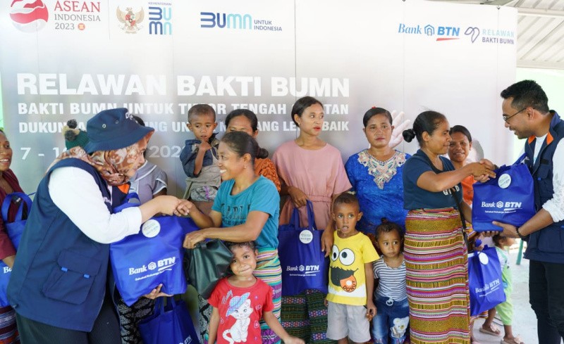 Kolaborasi BTN dan Relawan BUMN Untuk NTT
