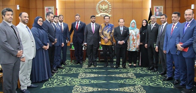 Pimpinan MPR RI Terima Kunjungan Perguruan Tinggi Pertahanan Nasional NDC Uni Emirat Arab  