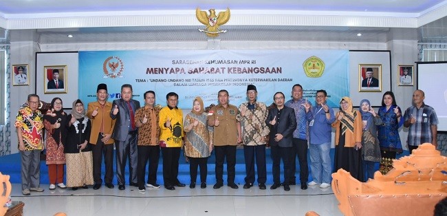 Sarasehan Kehumasan MPR: Menyapa Sahabat Kebangsaan “Pentingnya Keterwakilan Daerah Dalam Lembaga Perwakilan Indonesia”