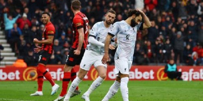 Ditumbangkan Bournemouth, Liverpool Kembali Alami Kekalahan 