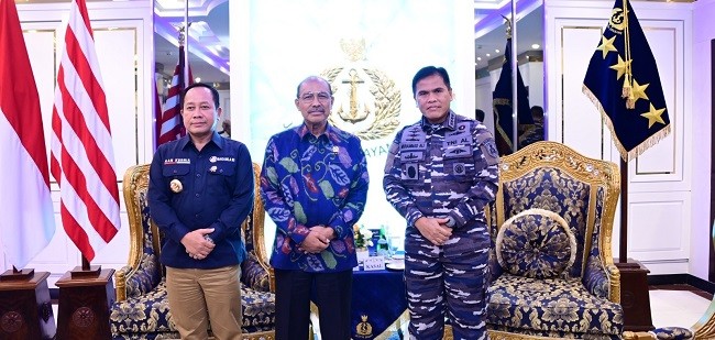 Bahas Peningkatan Keamanan Laut, Nono Sampono Temui KSAL