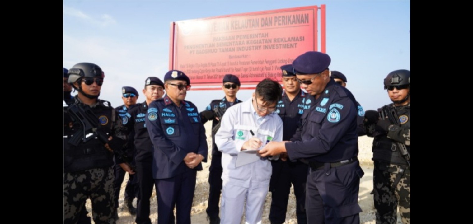 Kementerian KKP Hentikan Proyek Reklamasi Tambang Nikel di Morowali