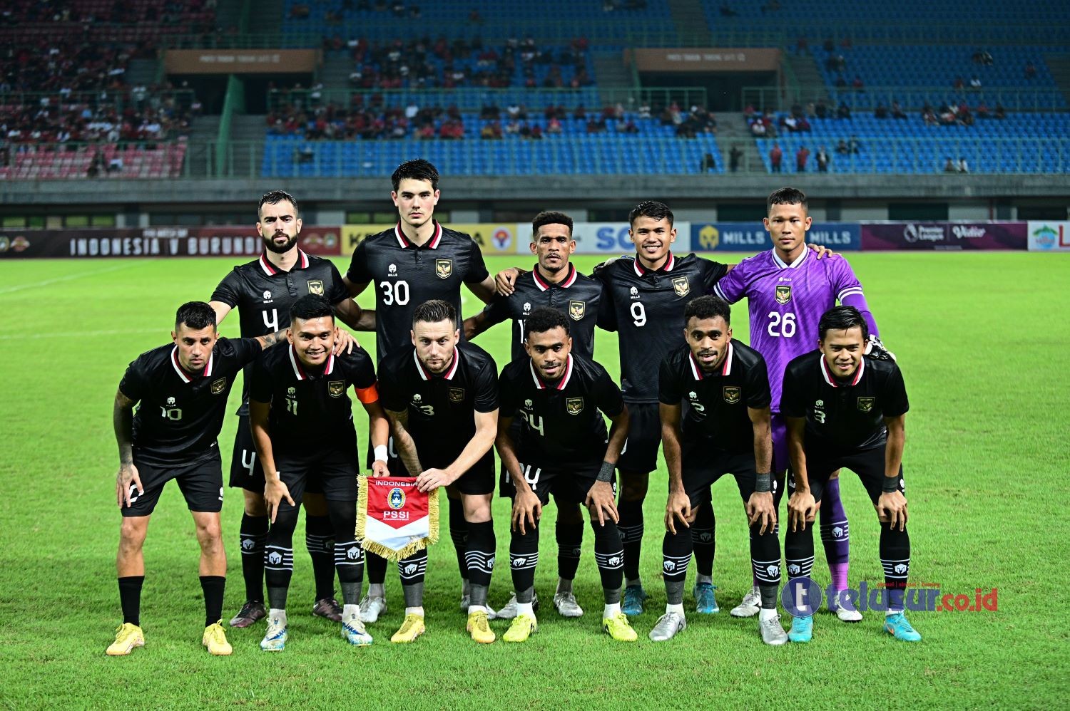 FOTO: Timnas Indonesia Bermain Imbang 2-2 atas Burundi