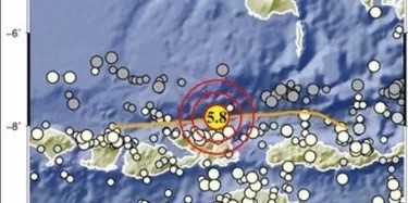 Gempa Bumi Magnitudo 5,8 Guncang Kabupaten Bima