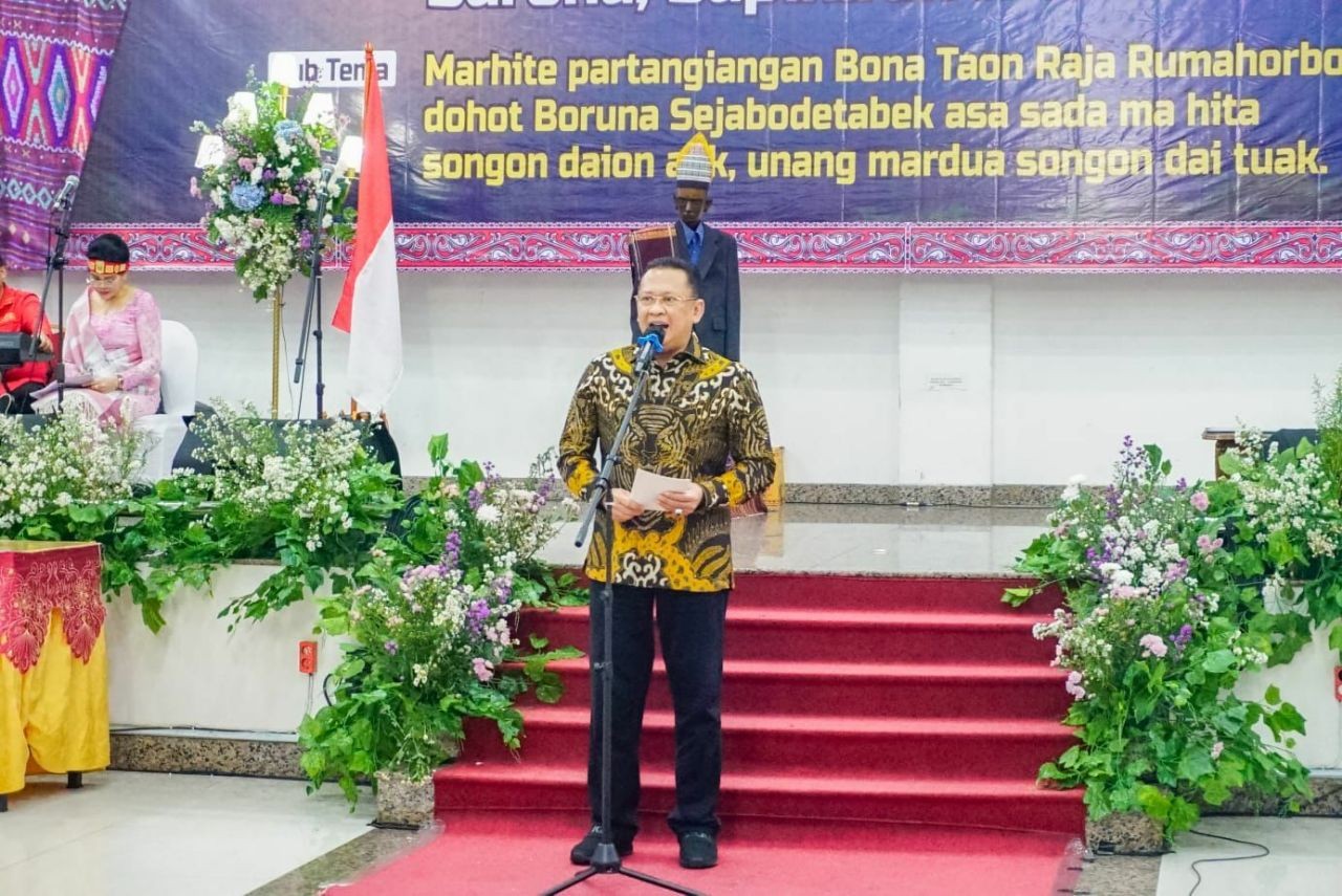 Ketua MPR RI Dukung Pembangunan Rumah Si Gale Gale di Pulau Samosir