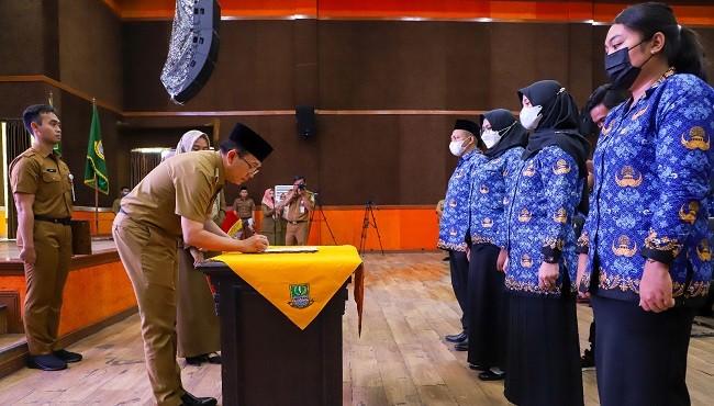 Lantik 164 P3K Nakes, Pj Bupati Tekankan Tiga Nilai Dasar Kerja