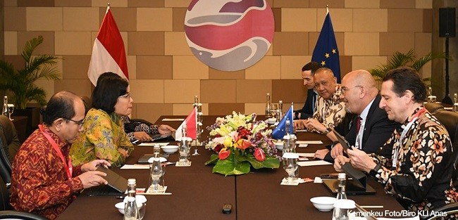 Menkeu Adakan Pertemuan Bilateral dengan European Union ASEAN Business Council