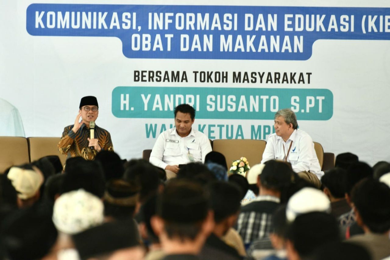 Yandri Susanto Tekankan Pentingnya Literasi dan Pengetahuan Tentang Obat dan Makanan
