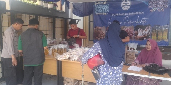Ikut Andil Dalam Pengendalian Inflasi Daerah, Gapensi Purwakarta Gelar Bazar Murah Ramadhan 