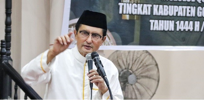 Hadiri Peringatan Nuzulul Qur'an, Fadel Muhammad Ingatkan Umat Kukuh Berpegang Teguh Pada Al Qur'an