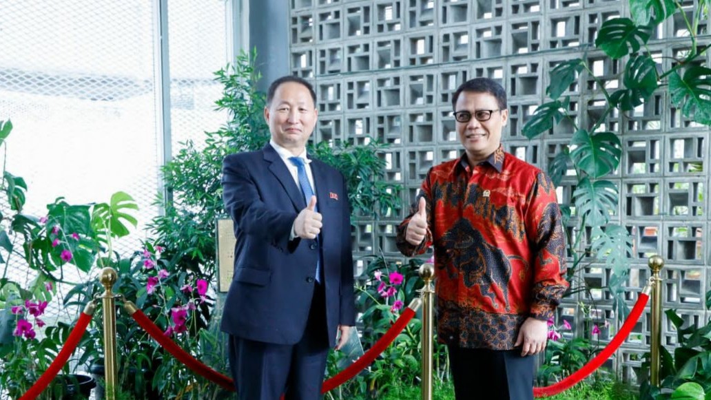 Ahmad Basarah Jadikan Prasasti Kimilsungia Simbol Gerakan Kemerdekaan Palestina