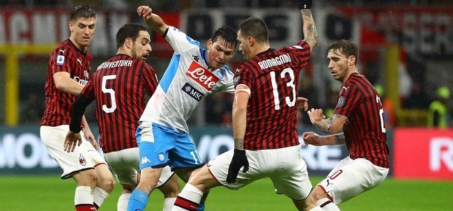 Leg Pertama Liga Champions, Milan Menang Tipis Atas Napoli