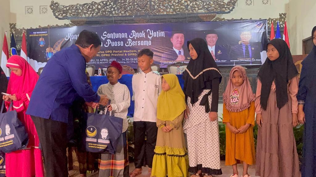 NasDem Kabupaten Bogor Gelar Konsolidasi dan Santunan Anak Yatim