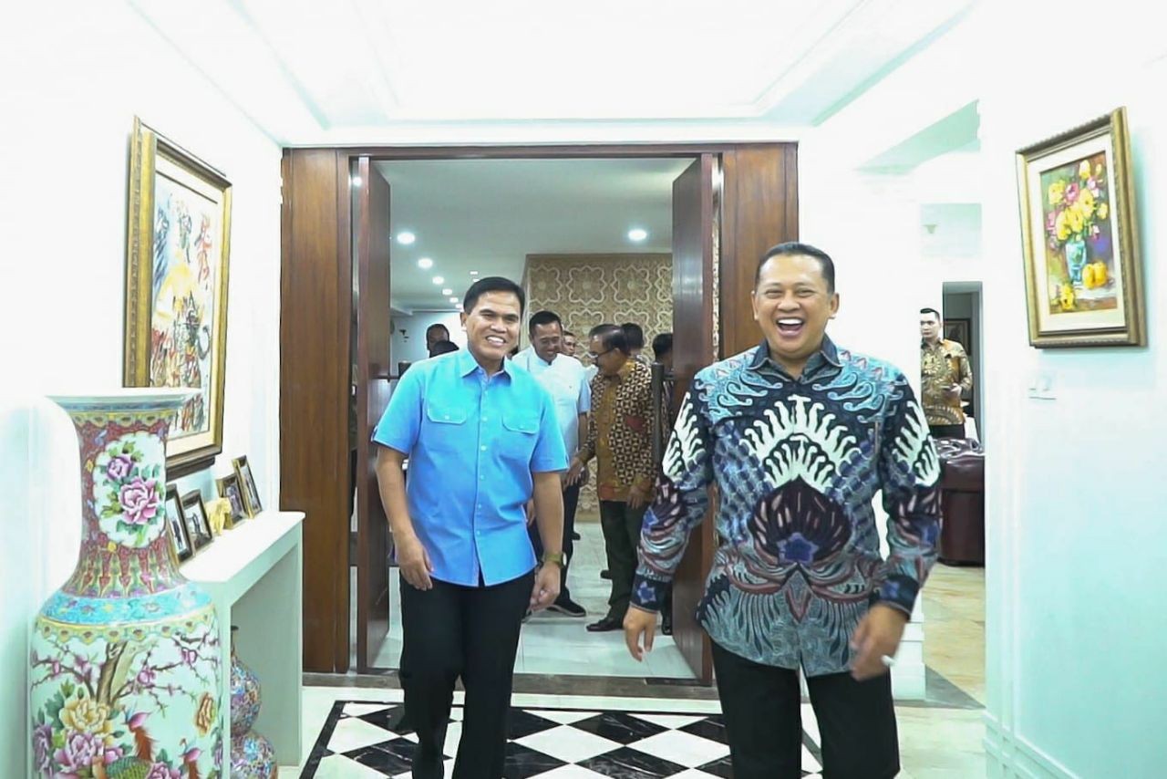 Terima Kepala Staf TNI Angkatan Laut, Ketua MPR RI Dorong Peningkatan Alutsista dan Kesejahteraan Prajurit TNI