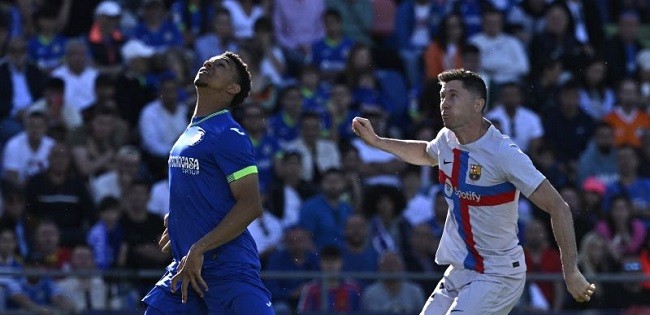 Ke Markas Getafe Barcelona bermain Imbang Tanpa Gol