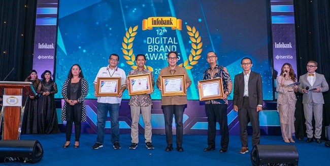 Bank DKI Dinobatkan Sebagai Best Conventional Bank Pada Infobank-Isentia 12th Digital Brand Awards 2023