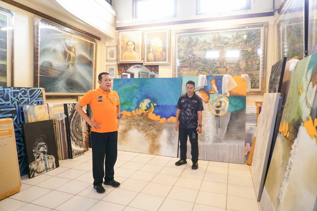 Kunjungi Galeri Lukisan, Bamsoet Dorong Para Seniman Bali Kuasai Pasar Seni Internasional