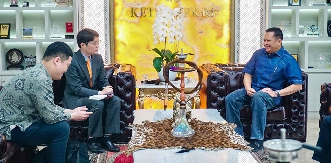 Diwawancara Media Korea Selatan, Ketua MPR RI Ajak Investor Korea Selatan Investasi di IKN Nusantara