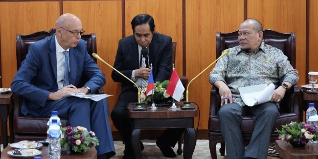 Bertemu Dubes Ceko, Ketua DPD RI Tekankan Kerjasama Bisnis Dua Negara Perlu Libatkan UMKM