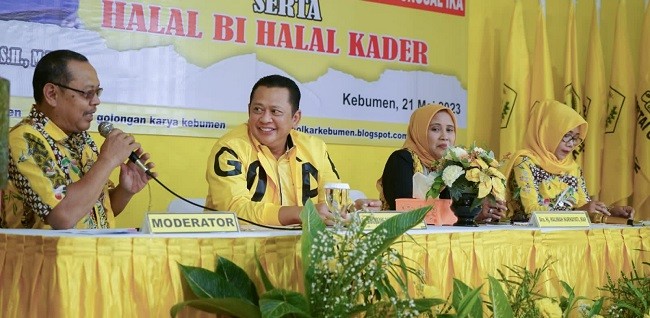 Sosialisasi Empat Pilar MPR RI dan Konsolidasi Partai Golkar Kebumen, Bamsoet Minta Kader Bersabar Terkait Koalisi Capres/Cawapres 2024
