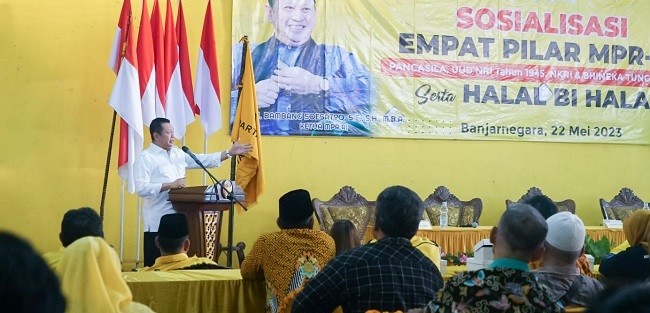 Sosialisasi Empat Pilar MPR RI Bersama Kader Golkar, Bamsoet Ingatkan Bahaya Demokrasi Transaksional