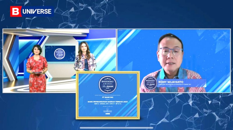 Bank DKI Raih Penghargaan Bank Terbaik BPD JBMI 2 di Ajang Best Bank  Award 2023