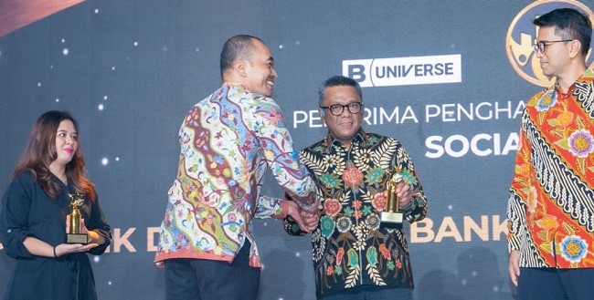 Komitmen Mendukung Pengimplementasian Program SDgs, Bank DKI Raih Predikat Best CSR 2023
