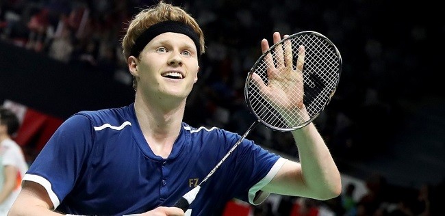 Susah Payah Lawan Kodai, Antonsen Melaju ke Partai Puncak Singapura Open 2023