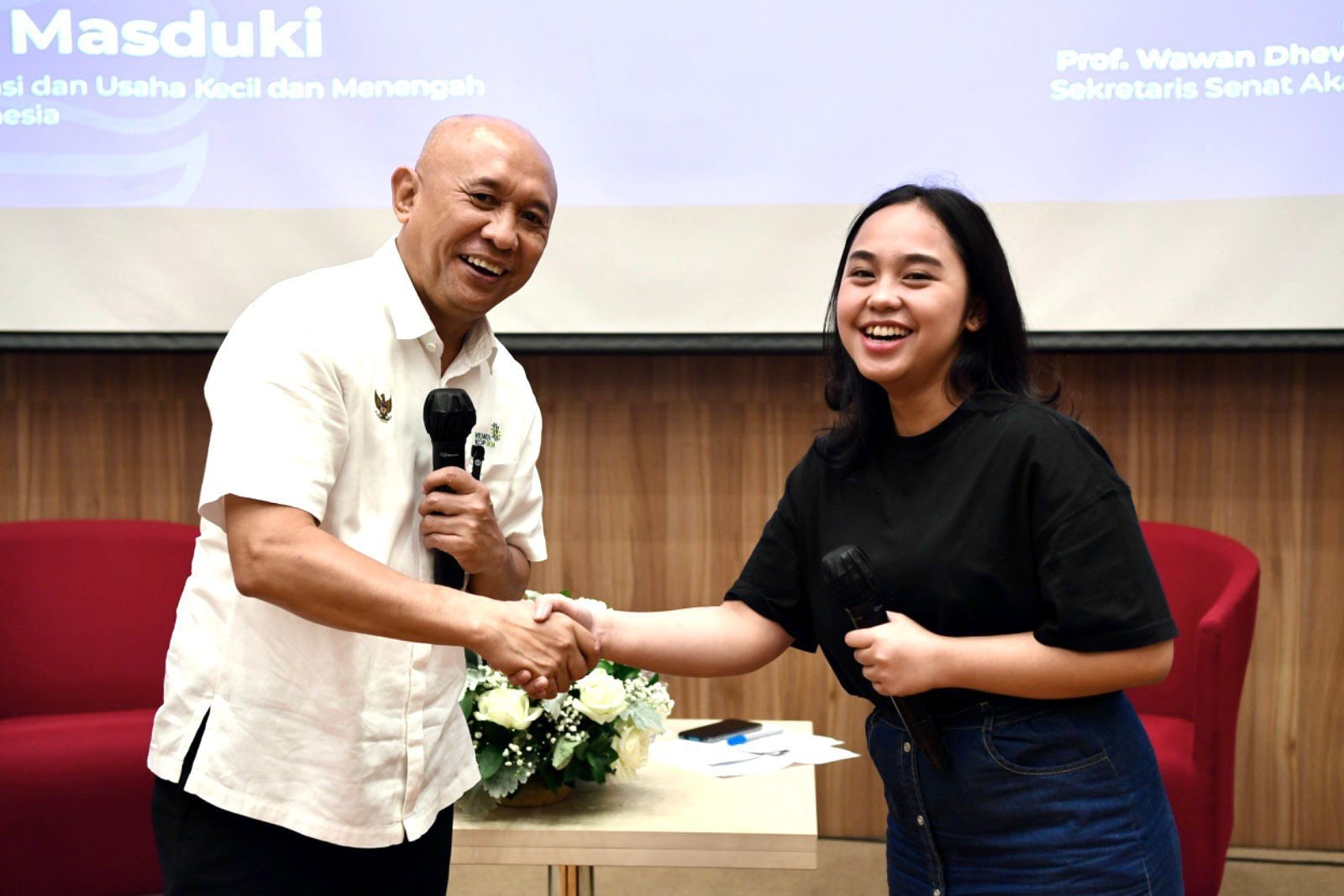 Hadiri Kuliah Umum di ITB, Teten Dicurhati Wirausaha Muda