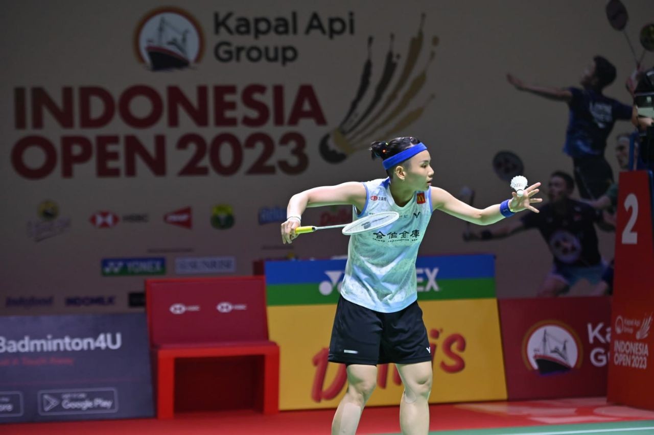 Indonesia Open 2023, Tai T.Y  Tumbangkan Han Yue Dua Gim Langsung