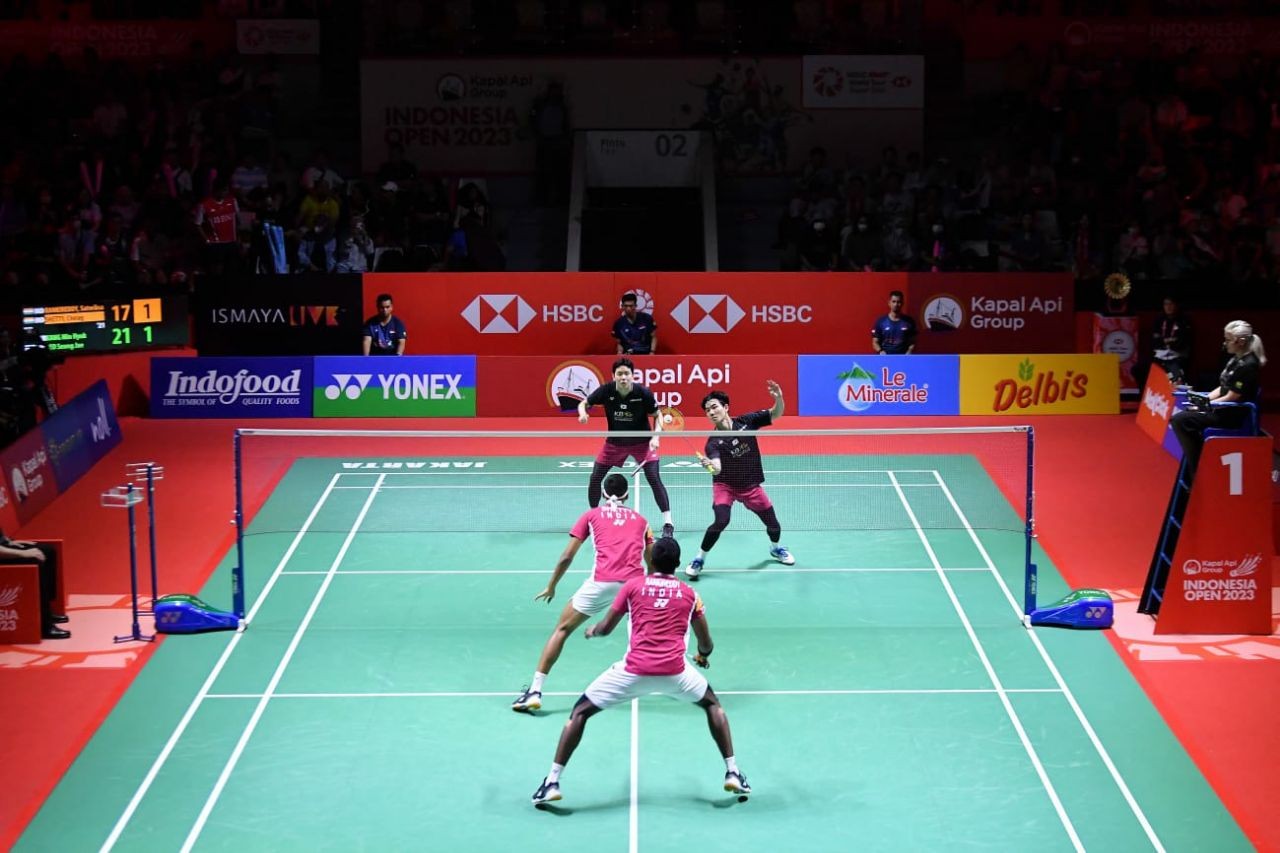 Lalui Pertandingan yang Menegangkan, Rankireddy/Shetty Melaju ke Final Indonesia Open 2023