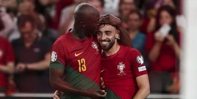 Kualifikasi Piala Eropa, Dua Gol Bruno Fernandes Bawa Portugal Kalahkan Bosnia 3-0