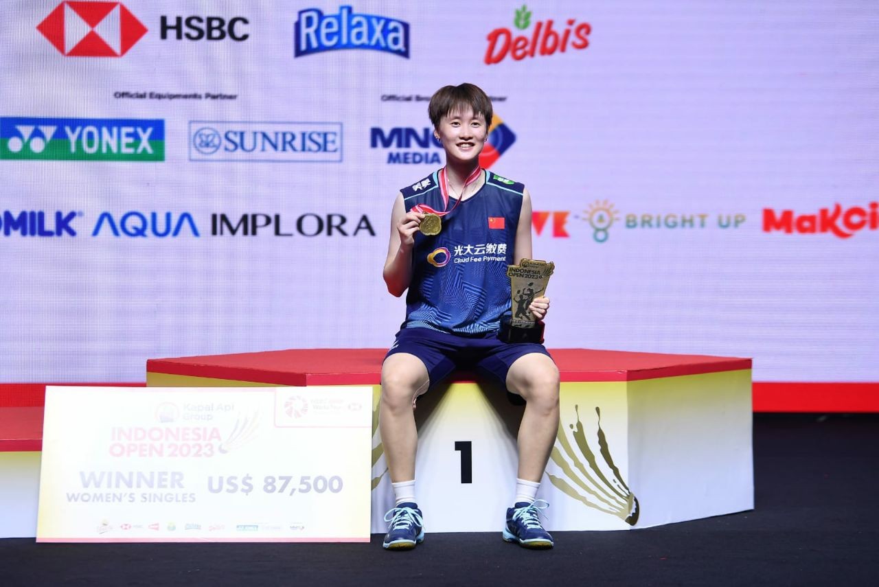 Kalahkan Marin, Chen Yu Fei Juara Indonesia Open 2023 Sektor Tunggal Putri
