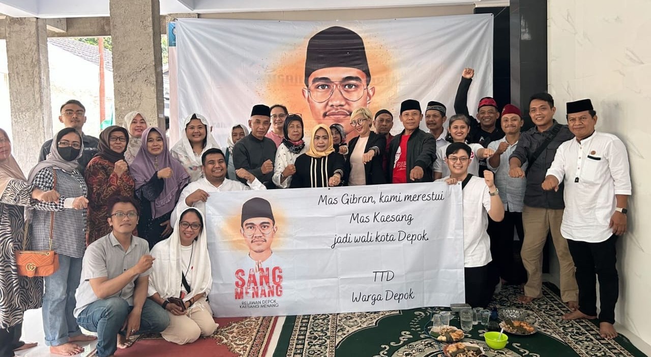 Relawan Klaim Warga Restui Kaesang Maju di Pilwalkot Depok