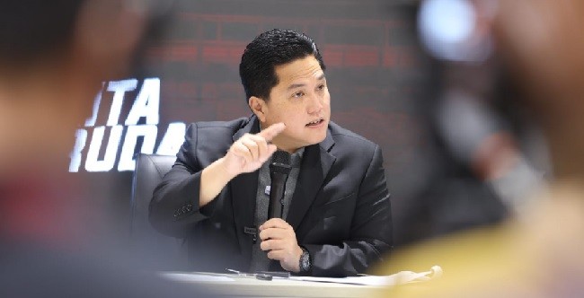 Erick Thohir Minta Wasit Liga 1 dan Liga 2 Terpilih Jaga Integritas dan Menolak Intervensi