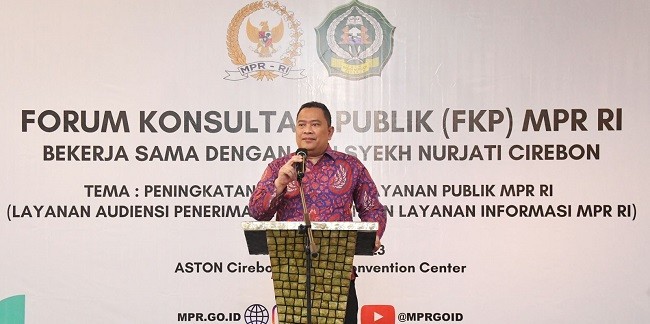 Hadiri FKP MPR Di Cirebon, Indro Gutomo: Layanan Publik MPR Perlu Ditingkatkan