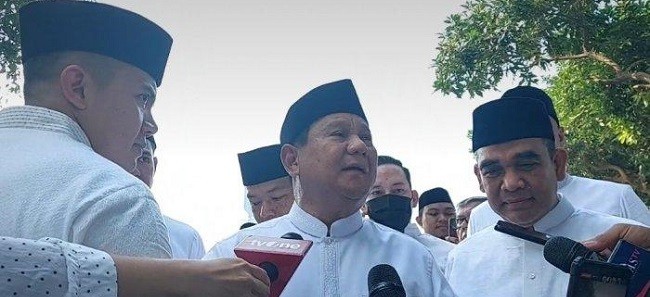 Prabowo Kurban Sapi 1,2 Ton di Masjid Jami' Salim Said Tarbiyah Kota Padang