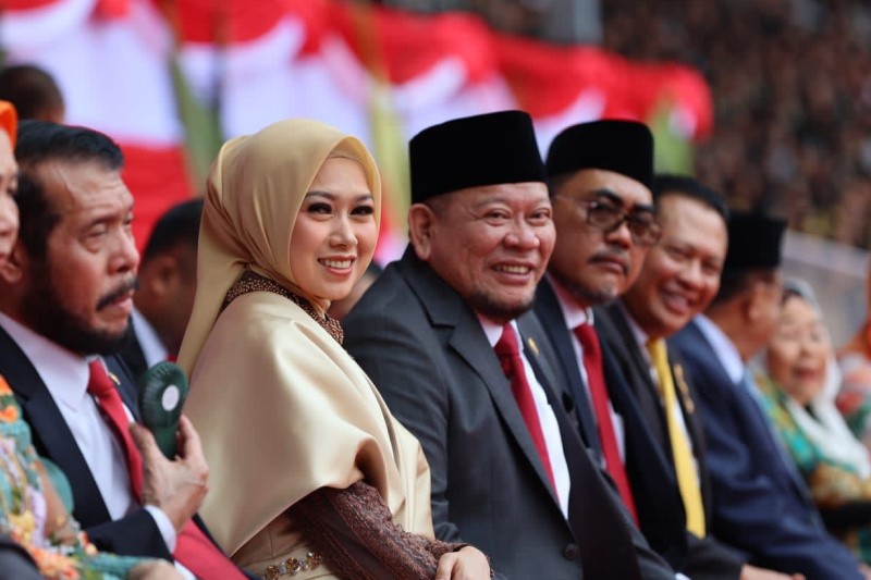 Hadiri HUT ke 77 Bhayangkara, LaNyalla Berharap Polri Tingkatkan Pelayanan