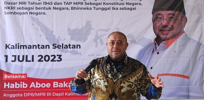 Sosialisasi Empat Pilar, Habib Aboe Bakar Minta Warga Waspada Karhutla
