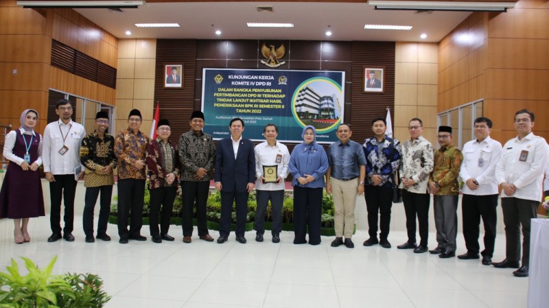 Komite IV DPD RI Kunker ke BPK RI Perwakilan Sumatera Terkait IPS II 2022