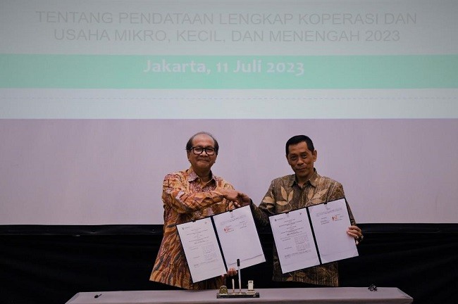 Kemenkop dan BPS Sepakat Perkuat Pendataan Koperasi dan UMKM Tahun 2023