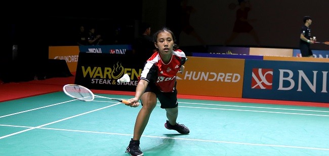 Mutiara Melesat ke Partai Puncak BNI Badminton Asia Junior Championships 2023