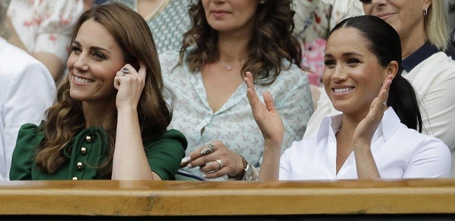 Sahabat Meghan Markle Duduk Tak Jauh dari Kate Middleton di final Wimbledon