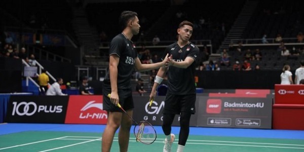 Fajar/Rian Ke Semifinal Korea Open 2023
