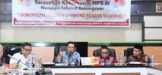 Sarasehan Kehumasan MPR, Fadel Muhammad Bahas Gorontalo Sebagai Lumbung Pangan Nasional